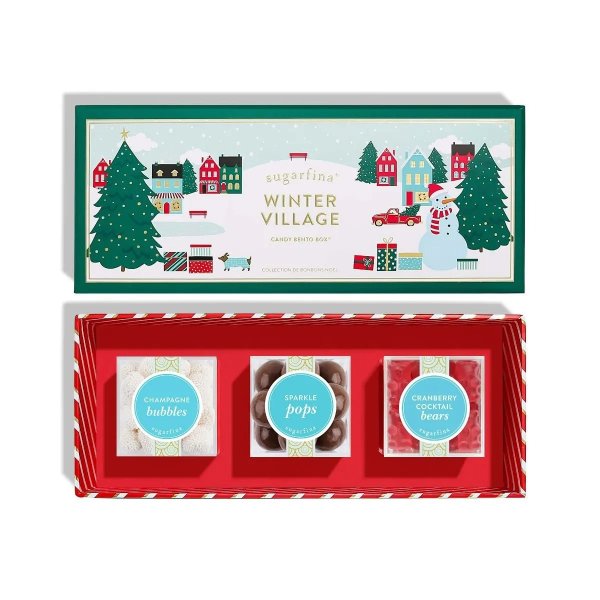 Winter Village 3 Piece Candy Bento Box®