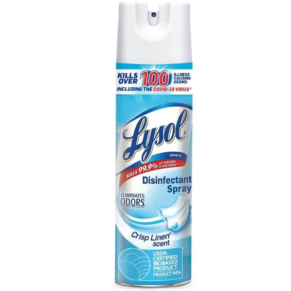 Disinfectant Crisp Linen Spray - 19oz