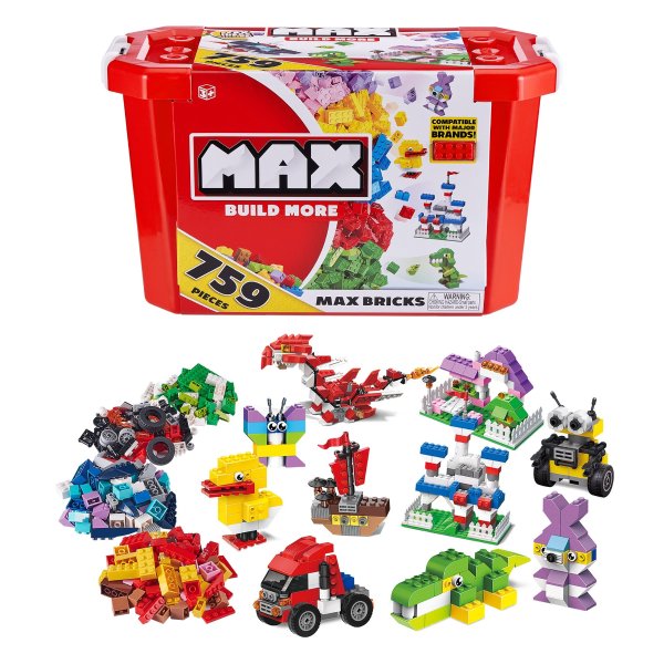 Max Build More 759颗粒盒装拼搭积木