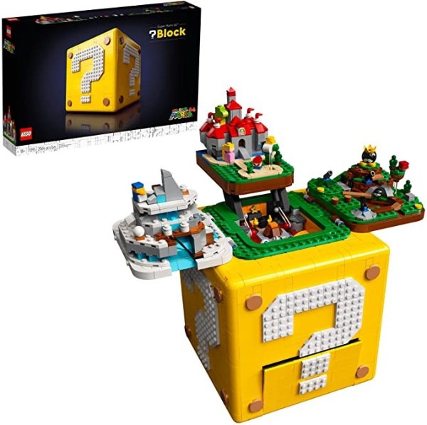 Super Mario 64 Question Mark Block 71395 Building Kit; Collectible Gift for Display and Interactive Play with The Mario Figure from The 71360 Starter Course (Sold Separately) (2,064 Pcs)