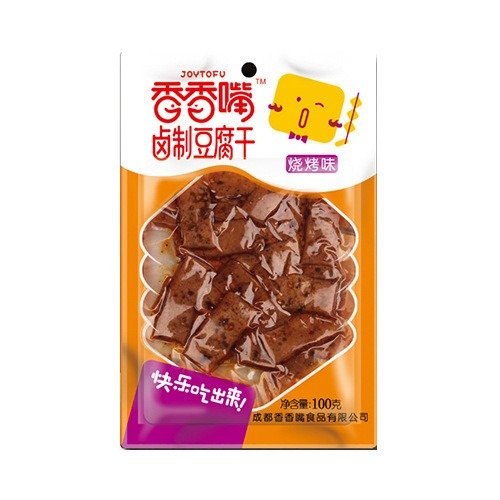 卤制豆腐干 烧烤味 100g 四川特色零食