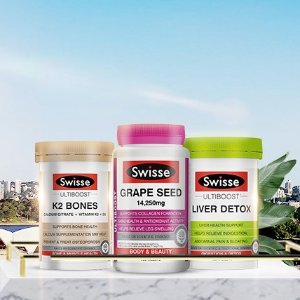 仅限24小时 SWISSE精选保健品热卖 澳洲钙+维生素D片￥82