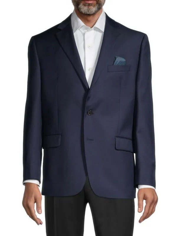 Classic-Fit Wool-Blend Suit Separates Blazer