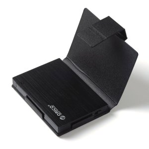 25AU3 Tool Free Aluminum USB 3.0 To 2.5 - inch SATA External Hard Drive HDD Enclosure with Exclusive Sleeve- Black