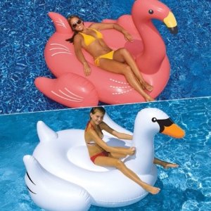 Swimline Swimming Pool Giant Swan + Flamingo