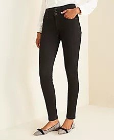 Sculpting Pocket High Rise Skinny Jeans in Classic Mid Wash | Ann Taylor