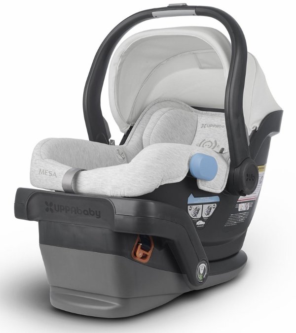 MESA Infant Car Seat - Bryce (White & Grey Marl)
