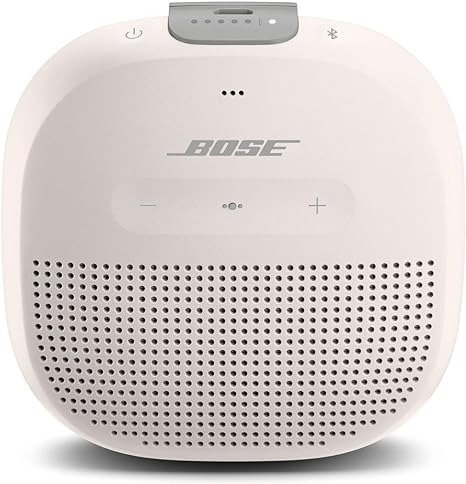 SoundLink Micro Bluetooth Speaker: Small Portable Waterproof Speaker with Microphone, White Smoke