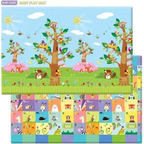 Baby Care Large Baby Play Mat, Birds in Trees