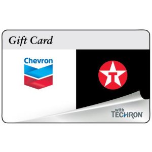 价值$100 Chevron和Texaco 加油站礼卡