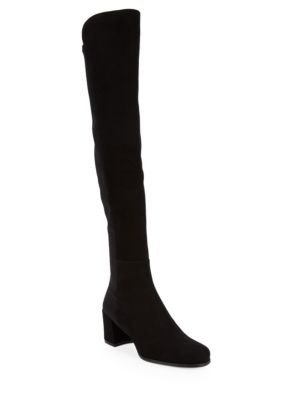 Stand Suede Tall Boots