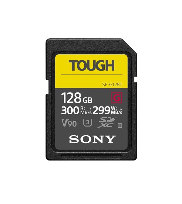 Sony TOUGH-G 128GB, V90, CL10, U3, R300MB/S, W299MB/S
