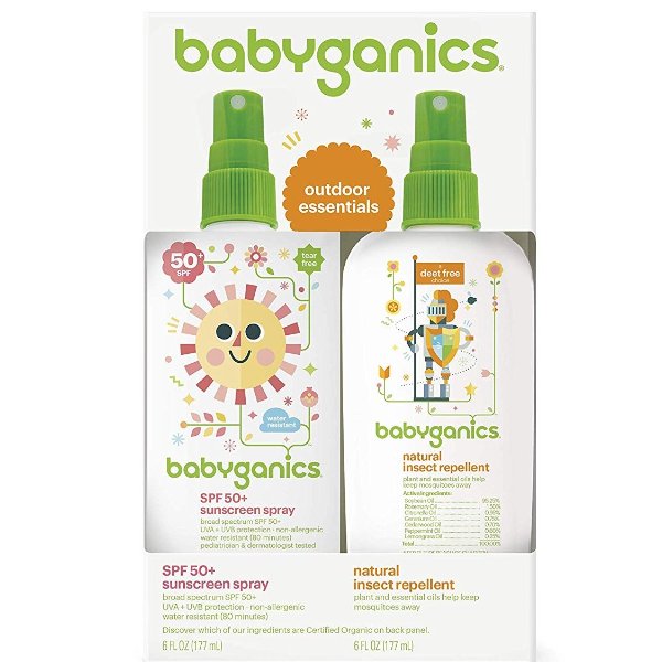 Baby Sunscreen Spray and Natural Insect Repellent