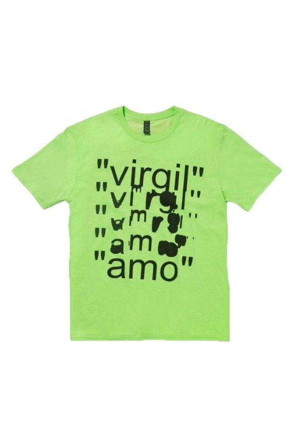 Virgil Abloh X MCA Figures Of Speech Amo Tee - Lime