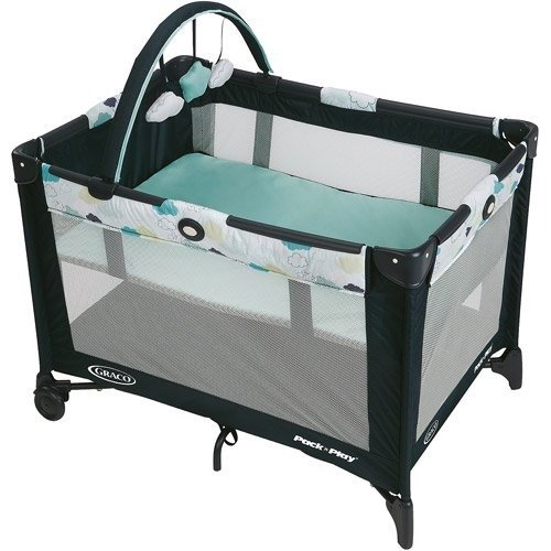 Pack 'n Play 便携式可折叠婴儿游戏床带睡篮
