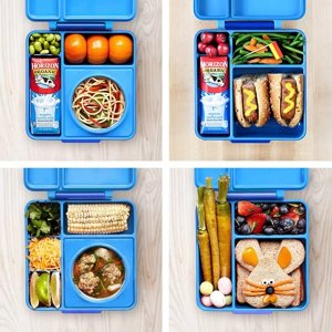 Omie Kids Lunch Box with Leak Proof Thermos Food Jar