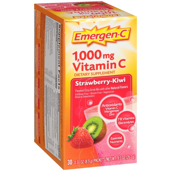 Drink Mix, Strawberry Kiwi, .31 Oz, 30 Packets, 1 Count