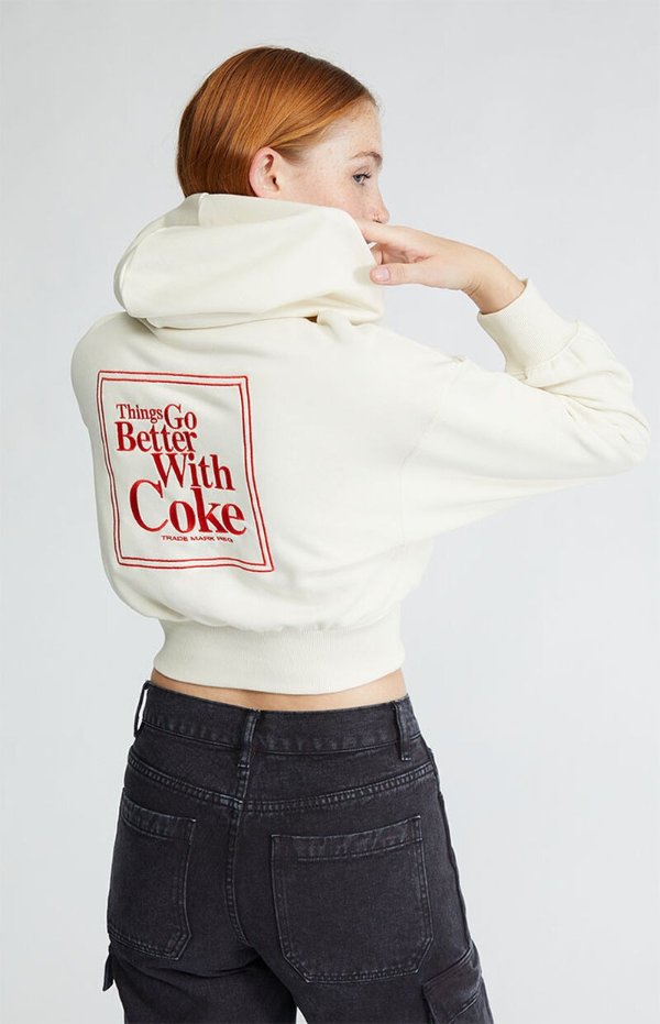 x Coca Cola Cropped Hoodie | PacSun