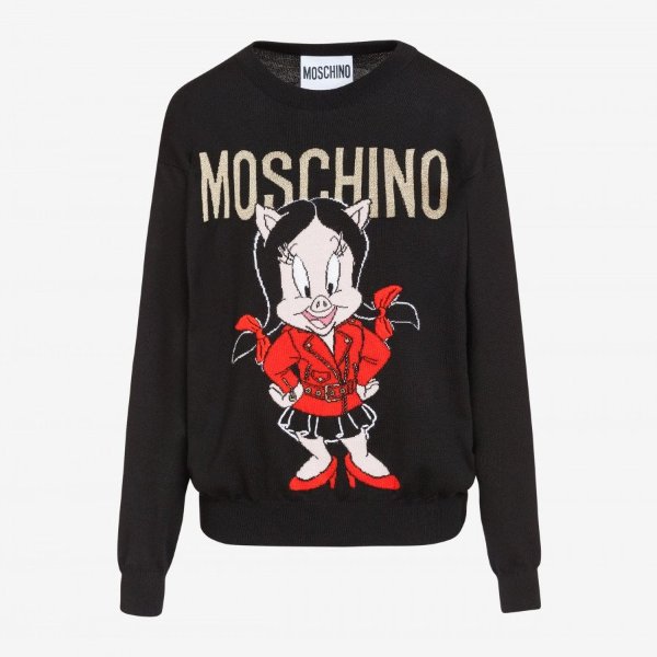 Extra-fine Merino wool Chinese New Year sweater - Chinese New Year - SS19 COLLECTION - Moods - Moschino