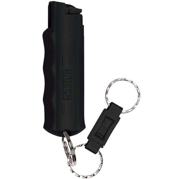 RED Pepper Spray Keychain with Quick Release for Easy Access