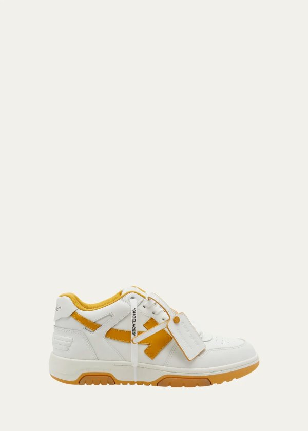 Men's Out Of Office Leather Low-Top Sneakers