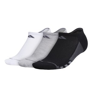 adidas Mens Superlite No Show Socks (6-pair)