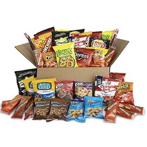 Ultimate Snack Care Package, Variety Assortment of Chips, Cookies, Crackers & More, 40 Count