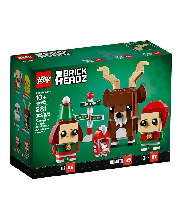 ® Brickheadz 40353 Reindeer, Elf and Elfie