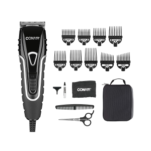 Conair Barbershop Series No-Slip Grip 20-piece Home Haircut Kit