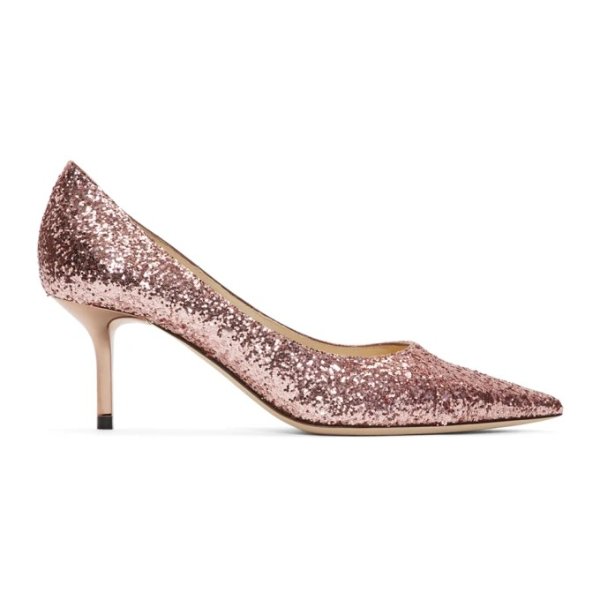 - Pink Glitter Love 65 Heels