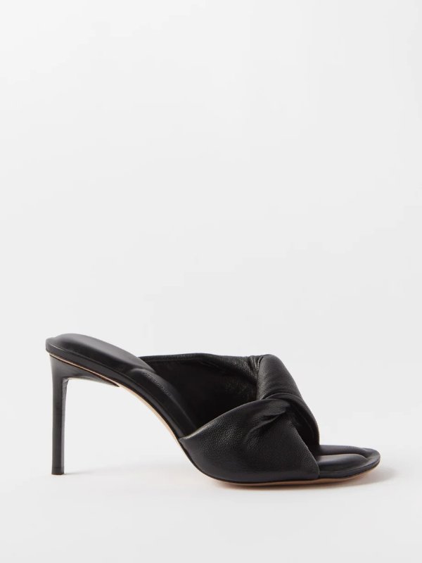 Bagnu twisted-strap leather mules | Jacquemus