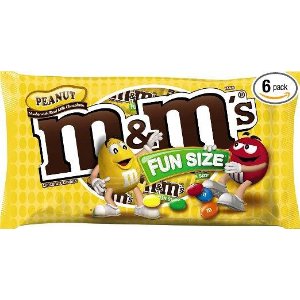 M&M's Peanut Fun Size Chocolate Candy, 11.23 Ounce Bag (Pack of 6)