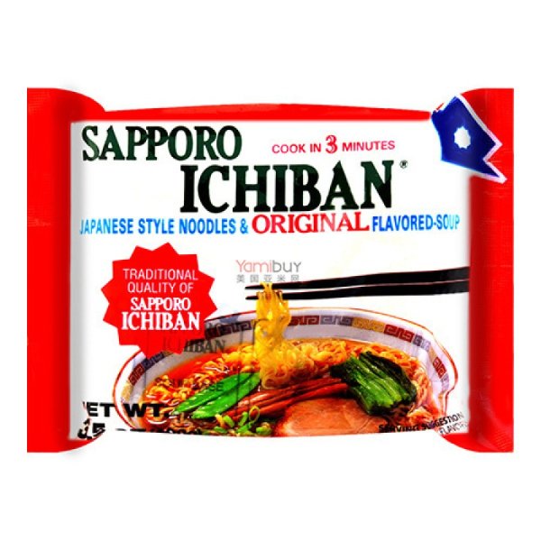SAPPORO ICHIBAN Instant Ramen Original Flavor 100g