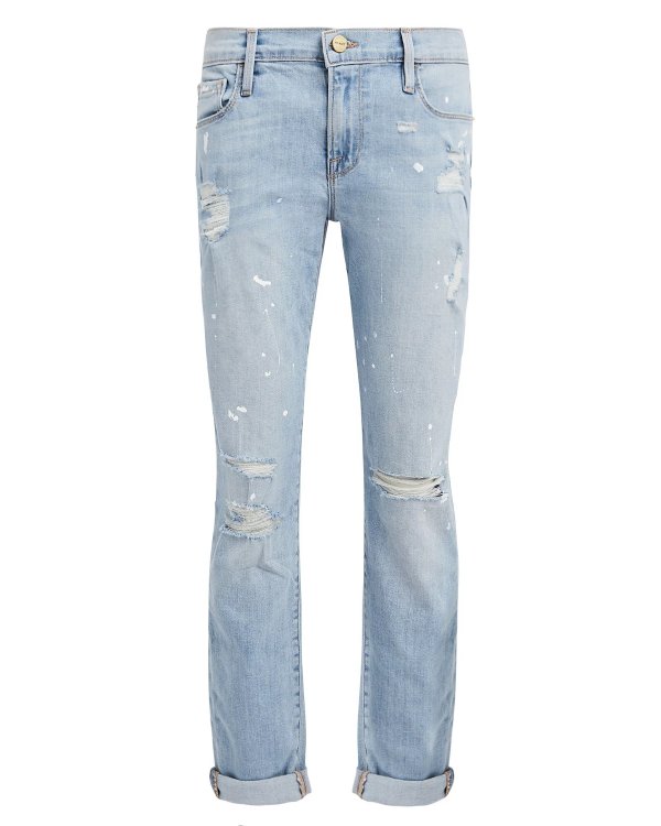 Le Garcon Splatter Jeans