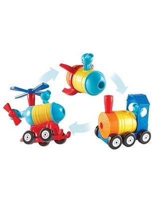 1-2-3 Build It Rocket-Train-Helicopter