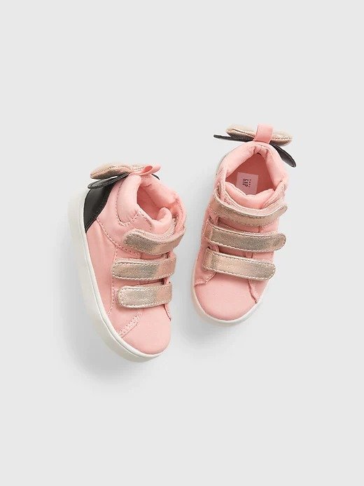 babyGap | Disney Minnie Mouse High-Top Sneakers