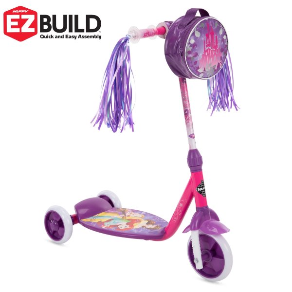 Disney Princess Girls' 3-Wheel Tri-Scooter for Kids by Huffy