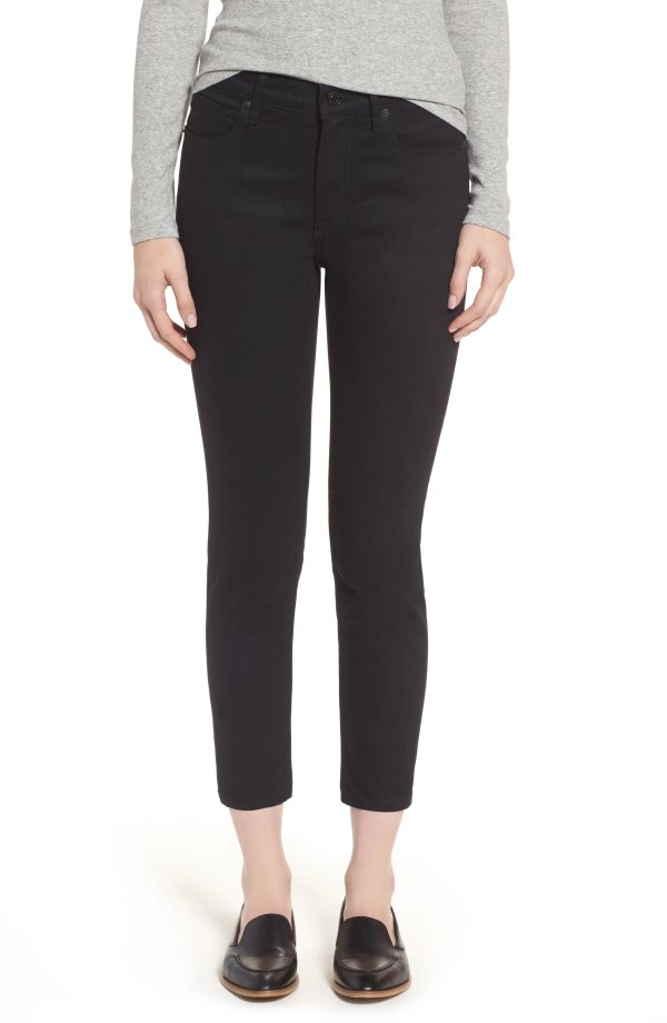 The Mid-Rise Skinny Crop Jeans