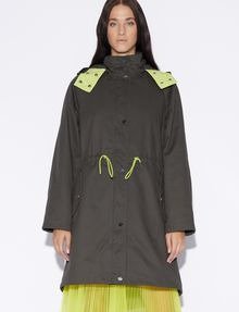 PARKA WITH CONTRASTING DETAILS, Trench Coat for Women | A|X Online Store