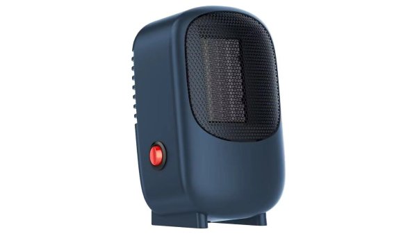 Personal Mini Electric Ceramic Heater 400W Indoor, Rugged Blue