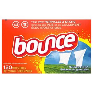 Bounce Fabric Softener Dryer Sheets for Static Control, Outdoor Fresh Scent, 120 Count @ Amazon