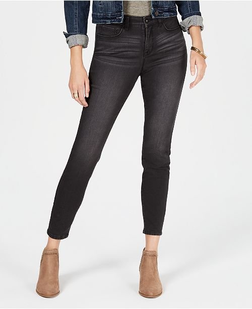Petite Curvy Tummy-Control Skinny Jeans, Created for Macy's
