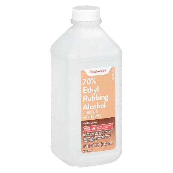 Ethyl Rubbing Alcohol 70% First Aid Antiseptic