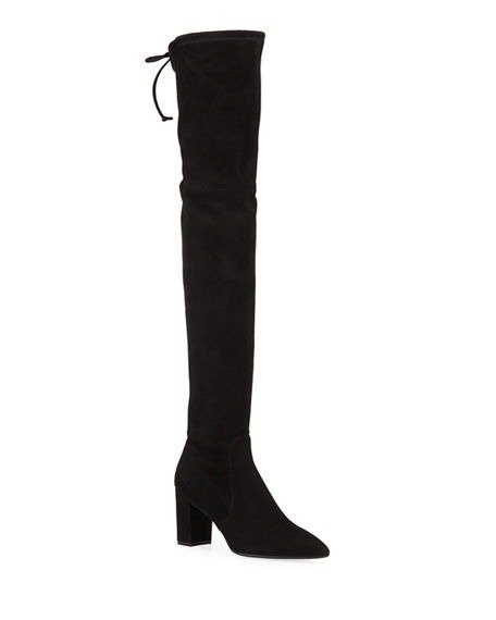 Lesley Suede Over-The-Knee Boots
