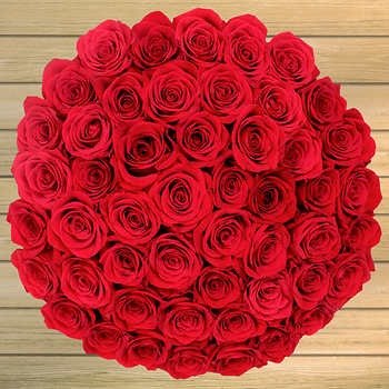 50 Stem Valentine's Day Red Roses