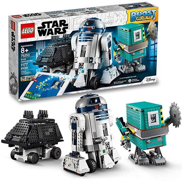Star Wars Boost Droid Commander 75253 Learn to Code Educational Tech Toy for Kids, Fun Coding Stem Set with R2-D2 Buildable Robot Toy, New 2019 (1,177 Pieces)