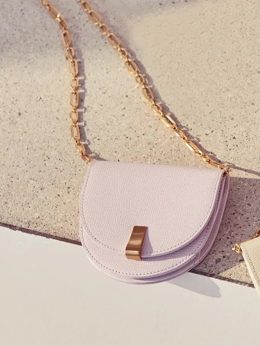 Margot Chain Wallet Bag - Pink Sand
