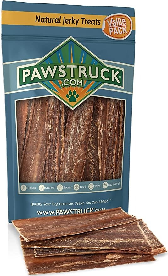 Dog Jerky Treats - Joint Health Beef Chews - Bulk, Gourmet, Fresh & Savory Gullet Straps - Naturally Rich in Glucosamine & Chondroitin - Promotes Healthy Joints by USA Company