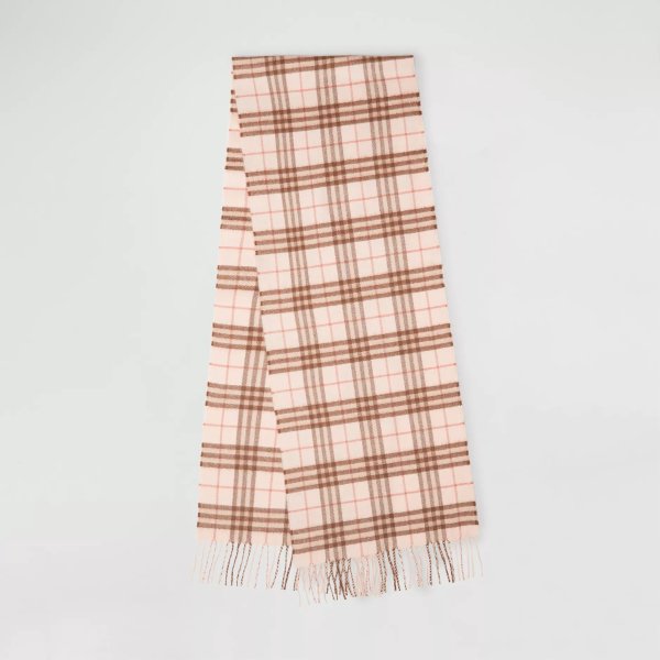 The Classic Vintage Check Cashmere Scarf