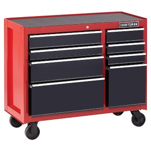 Craftsman 41-Inch 8-Drawer Heavy-Duty Ball-Bearing Rolling Cabinet